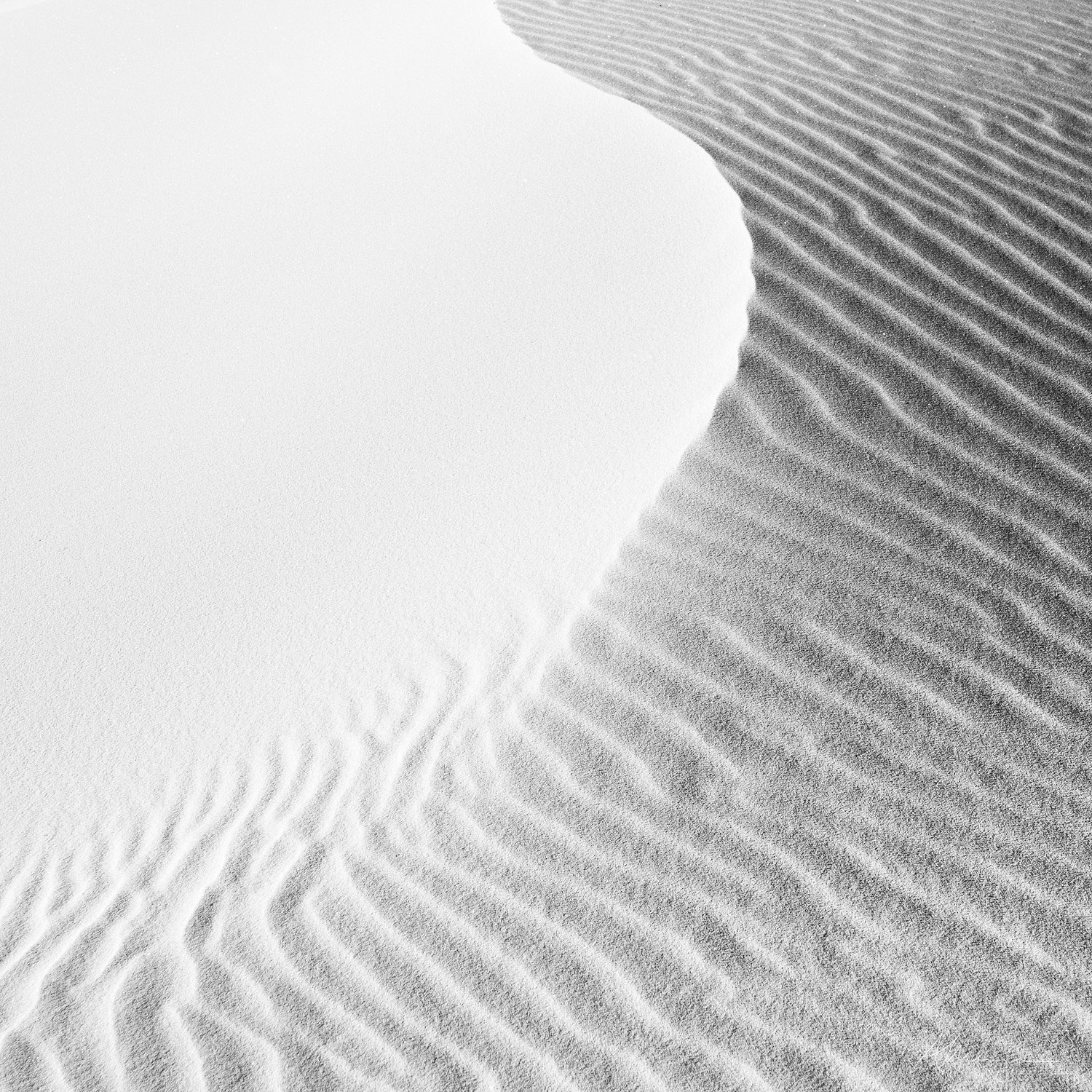 Sand patterns at White Sands National Park